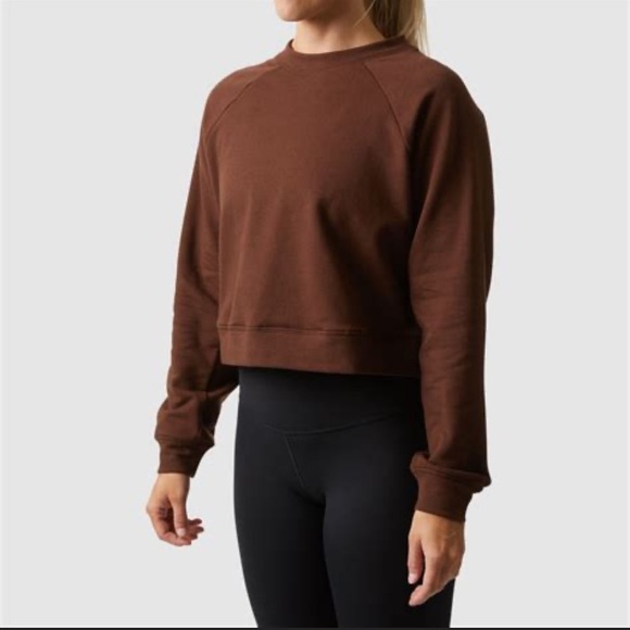 NWT Women’s Born Primitive Chicory Unmatched Cropped Sweatshirt - Picture 5 of 7